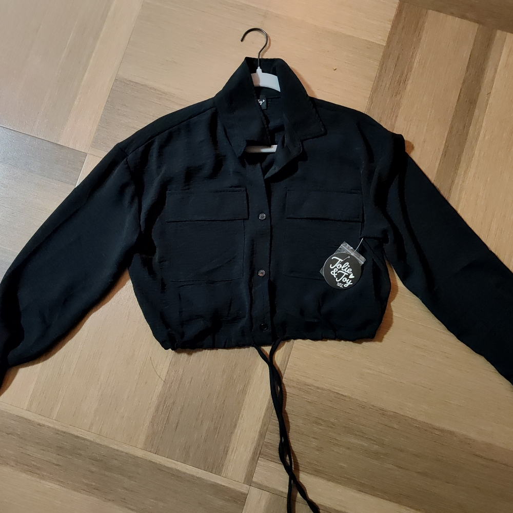 Black Cropped Jacket